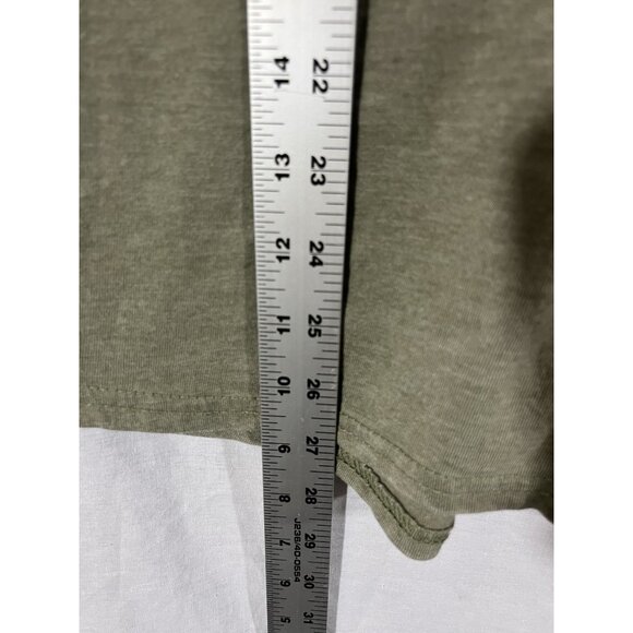 C&C California Women’s XL Green Short Sleeve Button Up Cotton Blouse - Picture 8 of 8